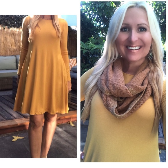 HipFinds Dresses & Skirts - 🤩Golden A-Line Dress🌟